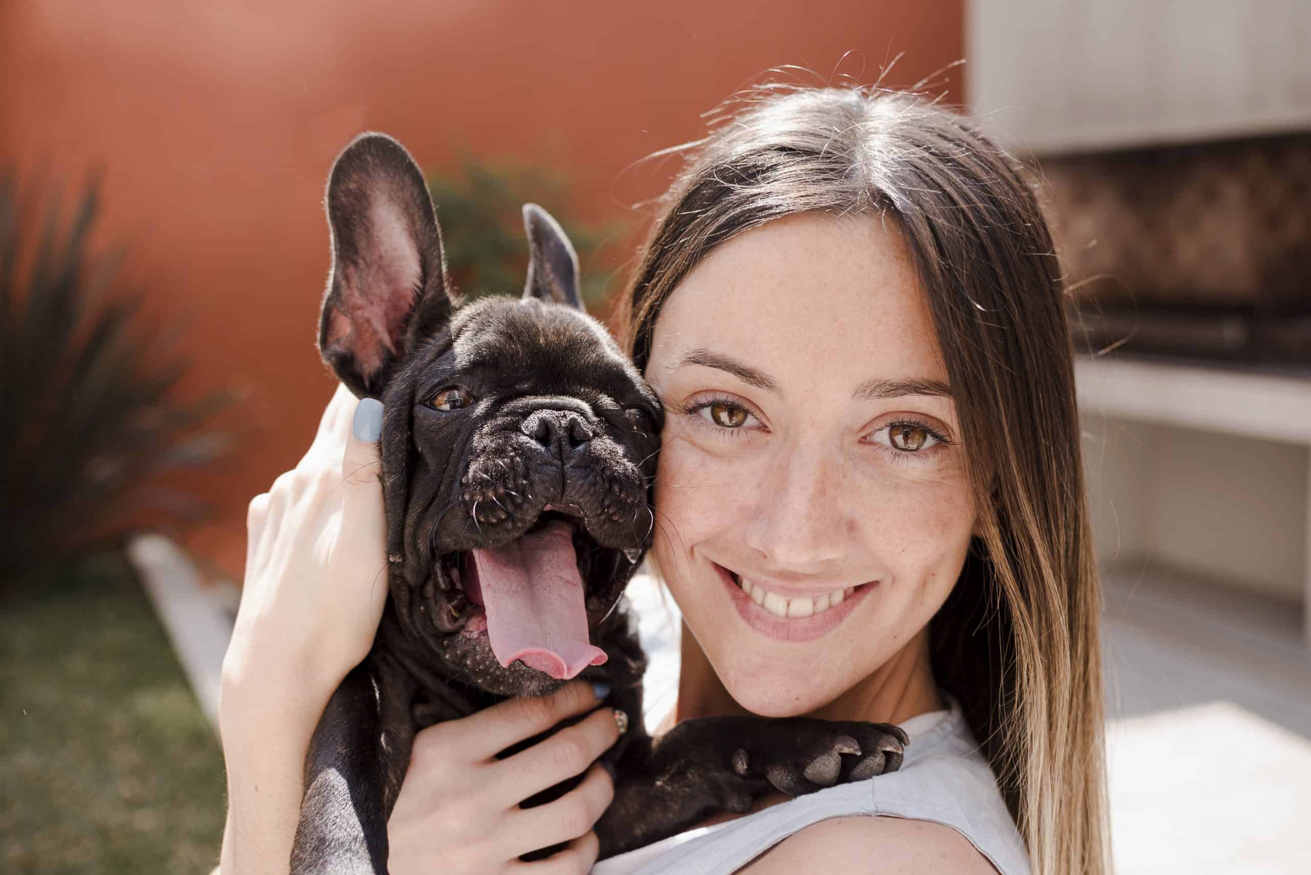 Grace and her dog, Oliver