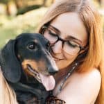 Sarah and her dog, Max